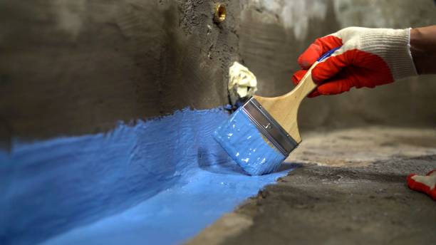 Commercial Waterproofing project at a Oxford, NC business property by SJ Waterproofing Pros